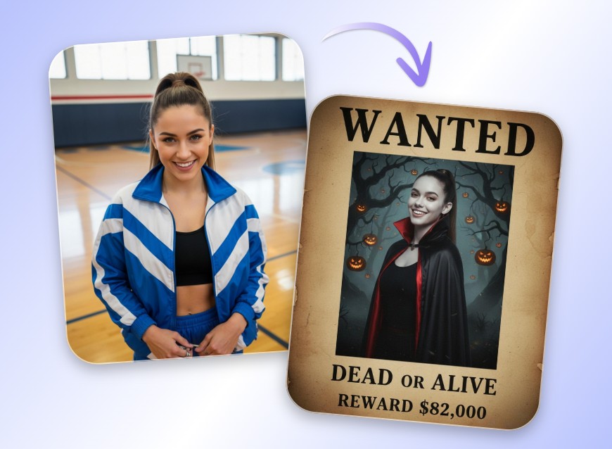 KI-Wanted-Poster-Generator von Clipfly