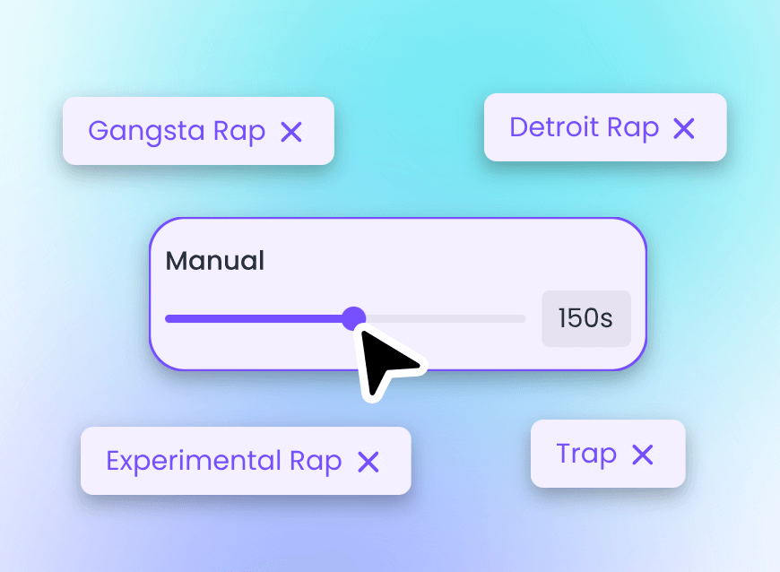 Configure music style and length