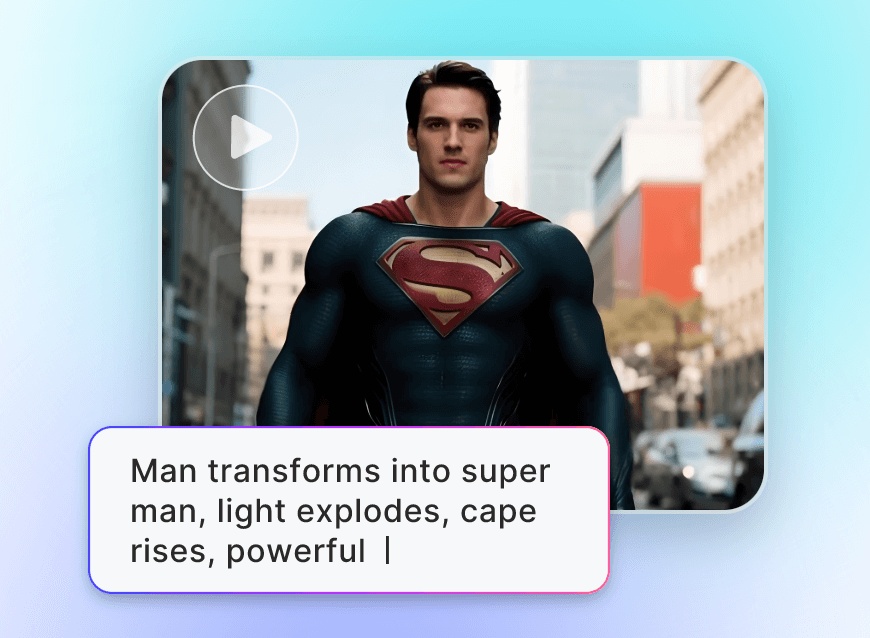 Convert ordinary photo to superman