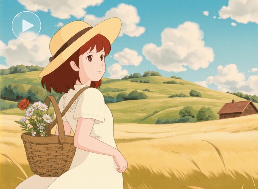 Create AI anime movies in Ghibli style