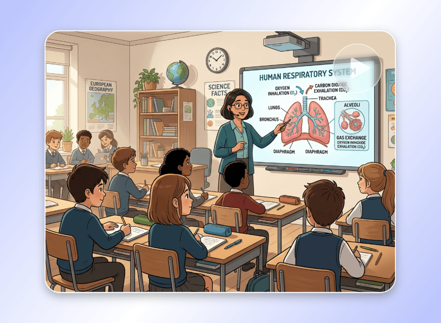 Create an educational video