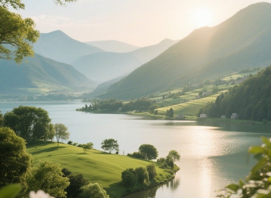 Crie belas paisagens com instruções de texto simples