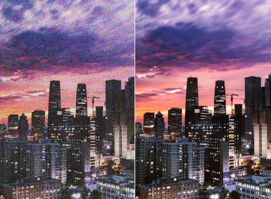 Denoise a imagem da cidade