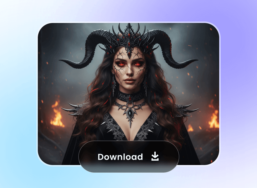 高品質なAI悪魔画像をダウンロード
