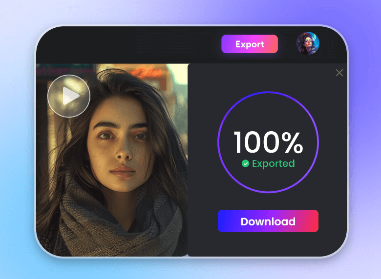 Download a highlight video of a beautiful girl