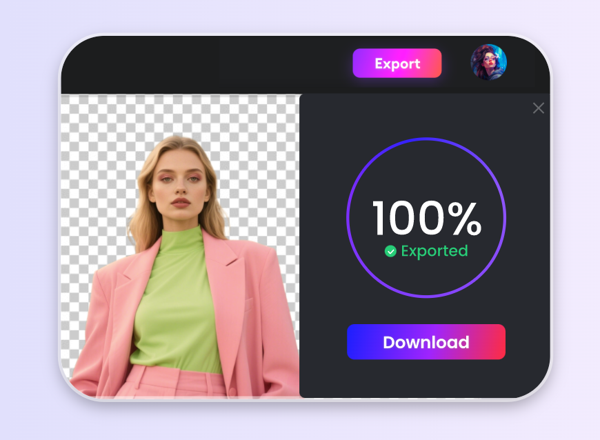 Baixe uma foto de uma senhora com fundo transparente