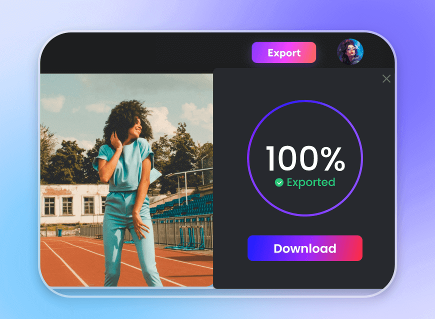 Download a resized video of a girl dancing for tiktok in clipfly