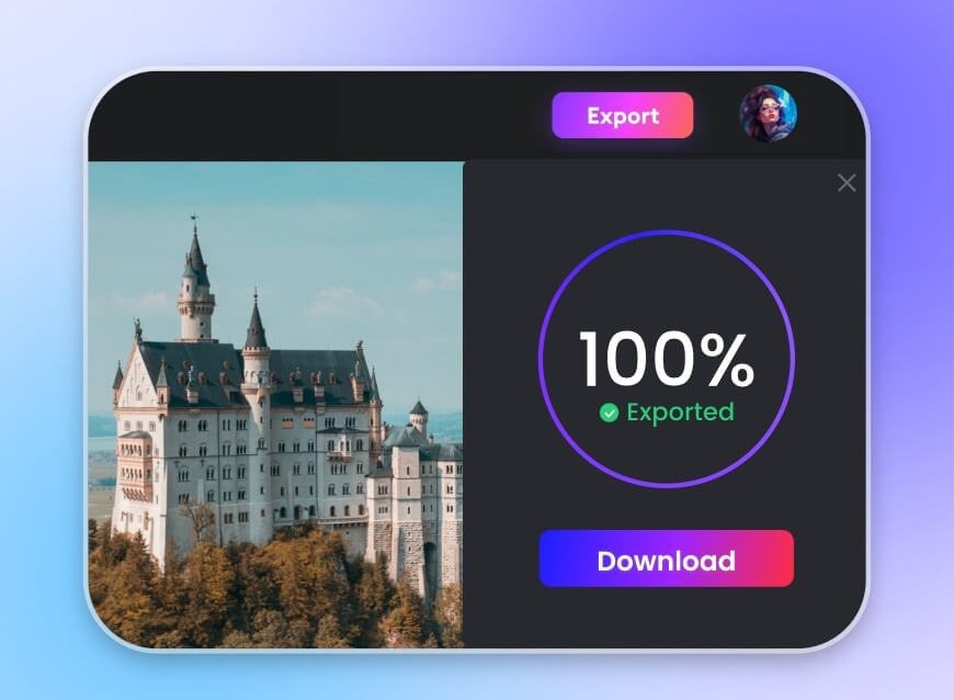 Download the castles video in right direction