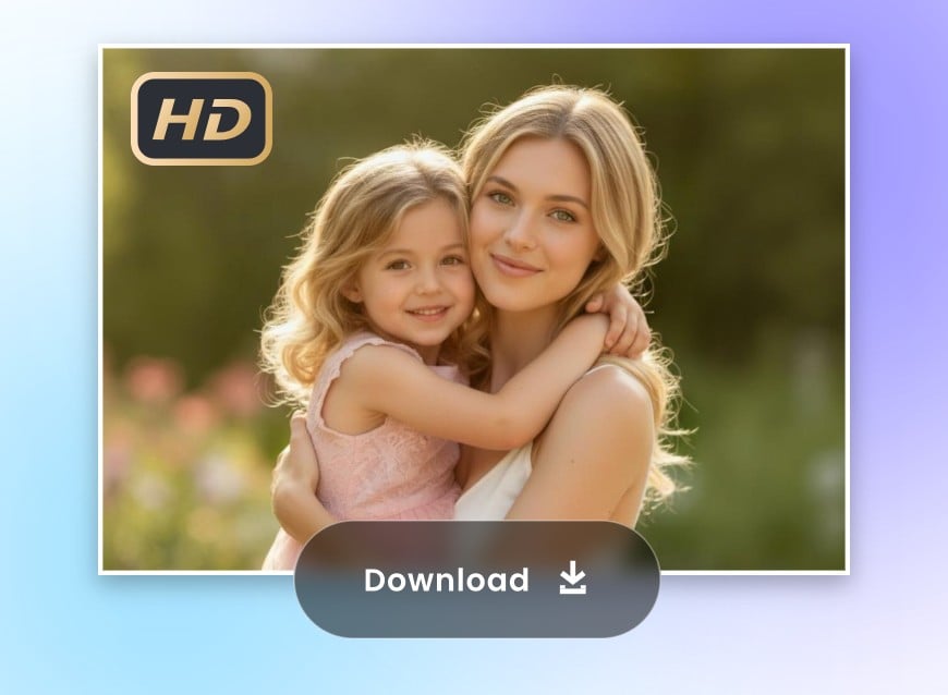 Download the generated ai self hug image in high quality