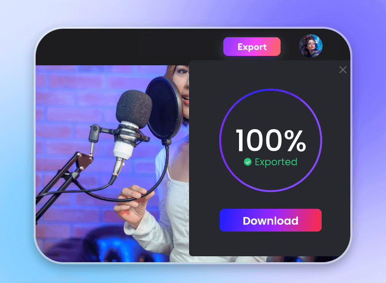 Download the girls video with a voice over