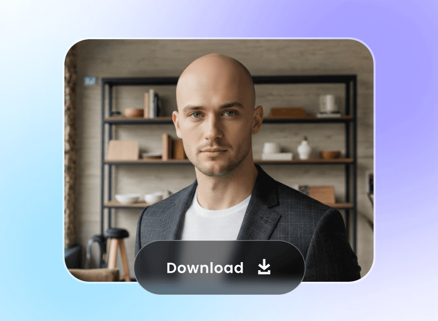 Download the image of the man turned bald