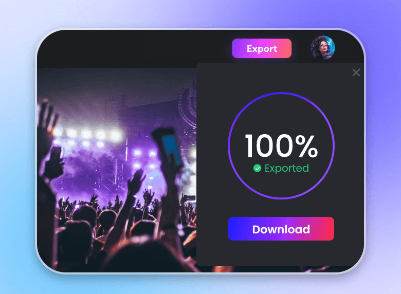 Download your video with audio files