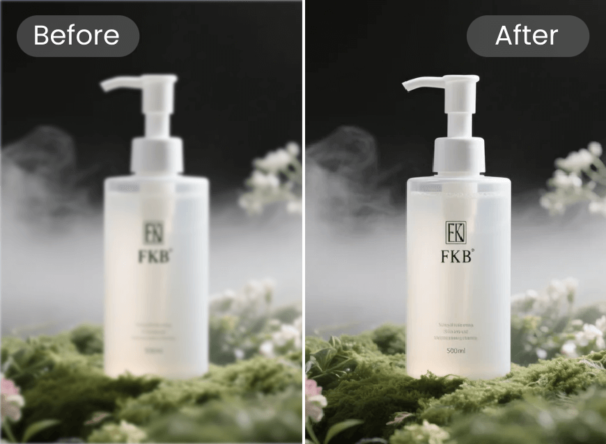 Mejora la calidad de imagen de una foto de producto