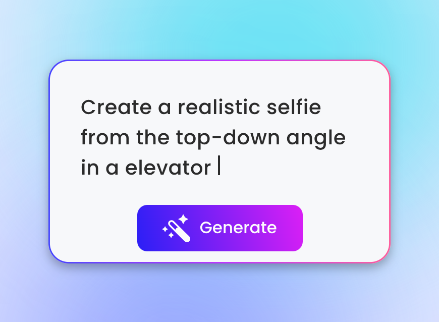 Enter ai elevator photo prompt