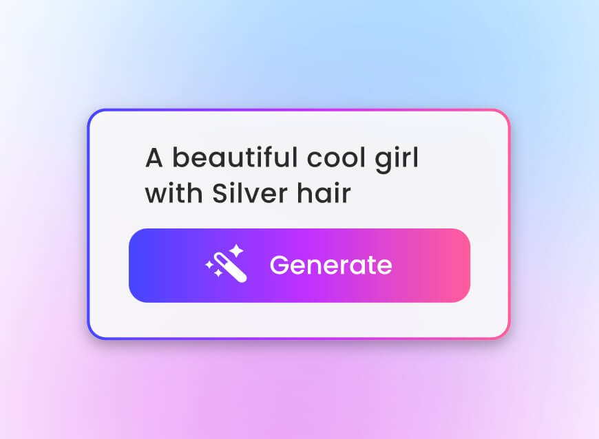 Insira texto em nosso gerador de imagens de IA realista no Clipfly