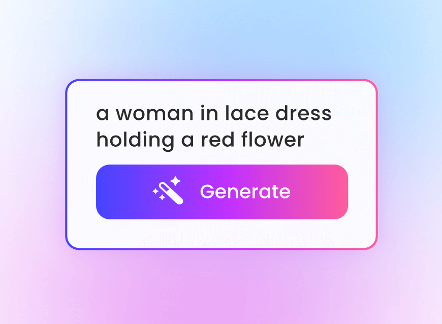 Enter the text prompt about a woman in clipfly ai character generator