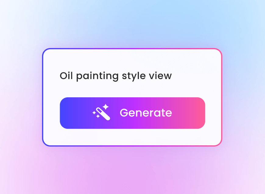 digite seu prompt de texto para criar uma visualização de pintura a óleo