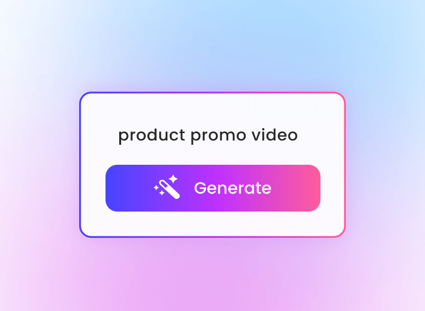 Enter your text prompts to describe your promo video