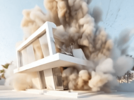 Explode video effect