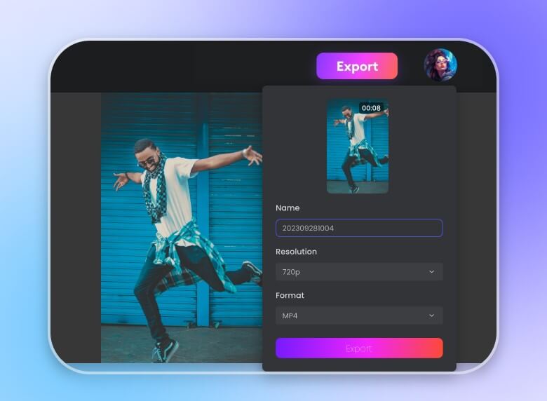 TikTok-Video exportieren