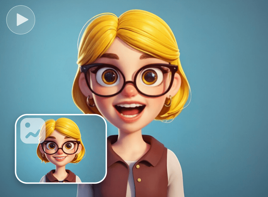 Featured image for clipfly ai talking avatar to make a cartoon girl talk