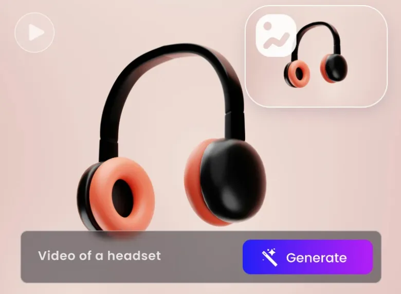 Featured image for clipfly ai video ad generator featuring an ai earphone