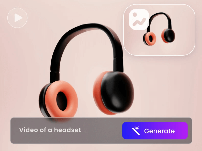 Featured image for clipfly ai video ad generator featuring an orange and black headset