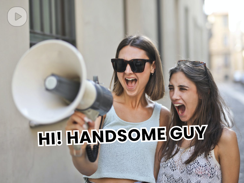 Featured image for clipfly meme video maker featuring two lady wooing