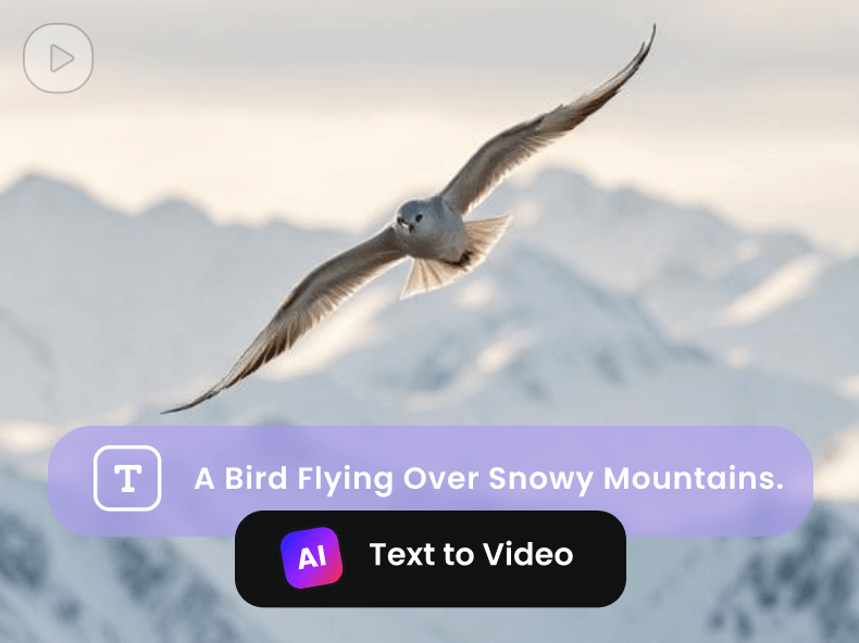 Featured image for clipfly script to video ai featuring a bird flying over a snowy mountain