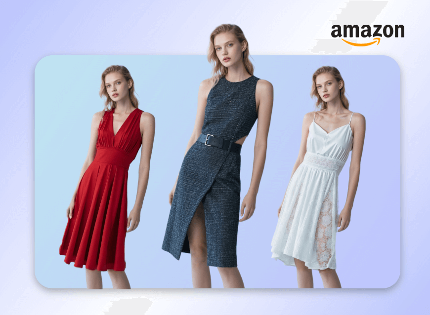 Generate an ai female model with different clothes for ecommerce purpose