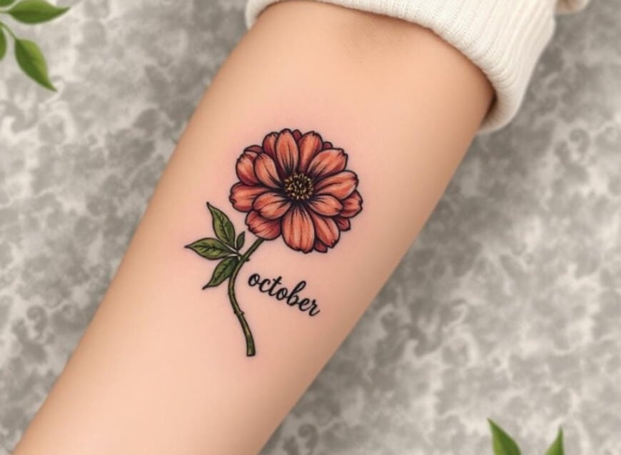 Gerar tatuagem floral feminina com IA