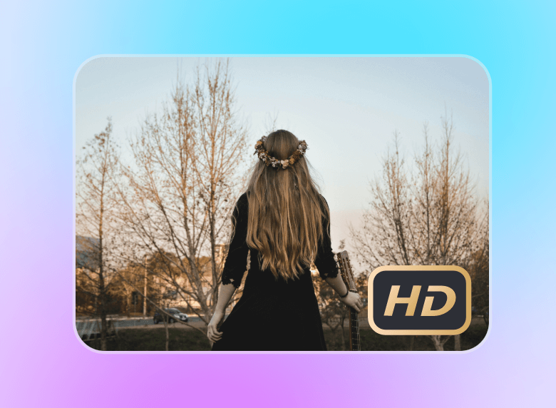 Generate high resolution faceless video without showing face