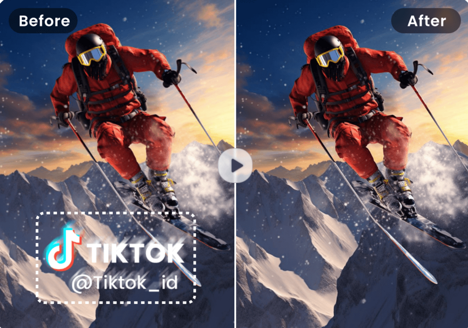 AI 影片去浮水印工具