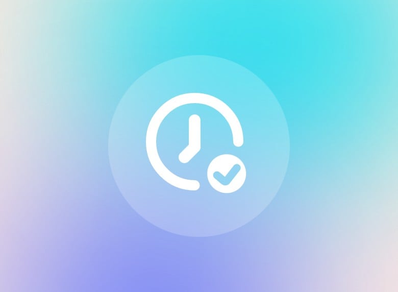 Gradient blue crossplatform icon