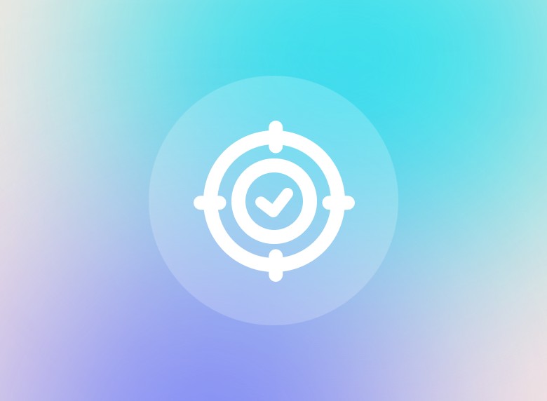 Gradient blue icon lifelike and accurate