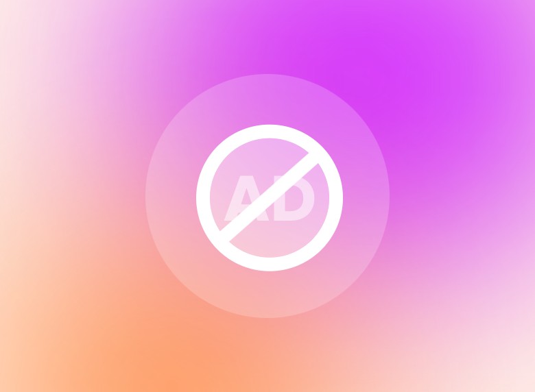 Gradient icon no ads or watermarks
