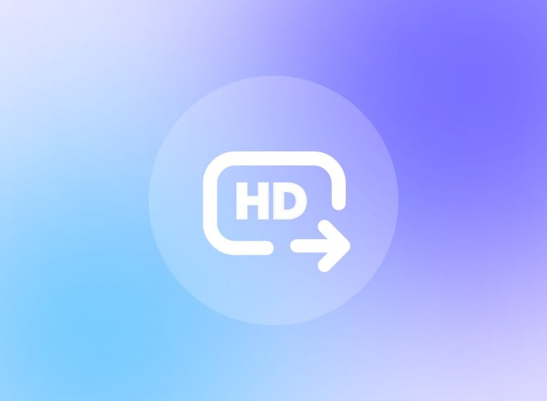 Ícone gradiente roxo de alta qualidade