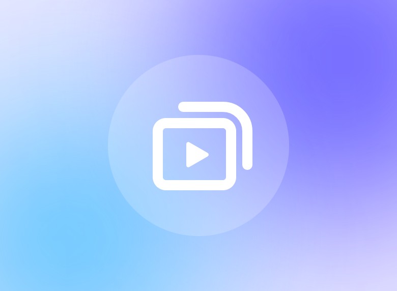 Gradient purple rich feature resources icon