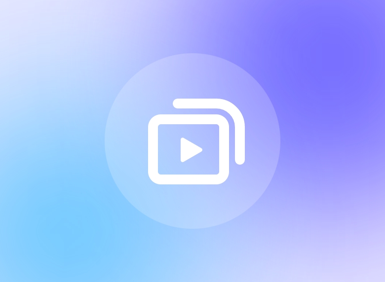 Ícone de recursos de estoque rico em roxo gradiente