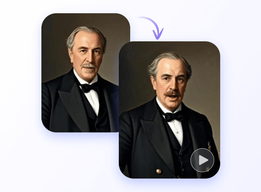 Historical figure talking avatar