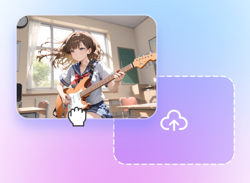 イラスト画像をアップロード