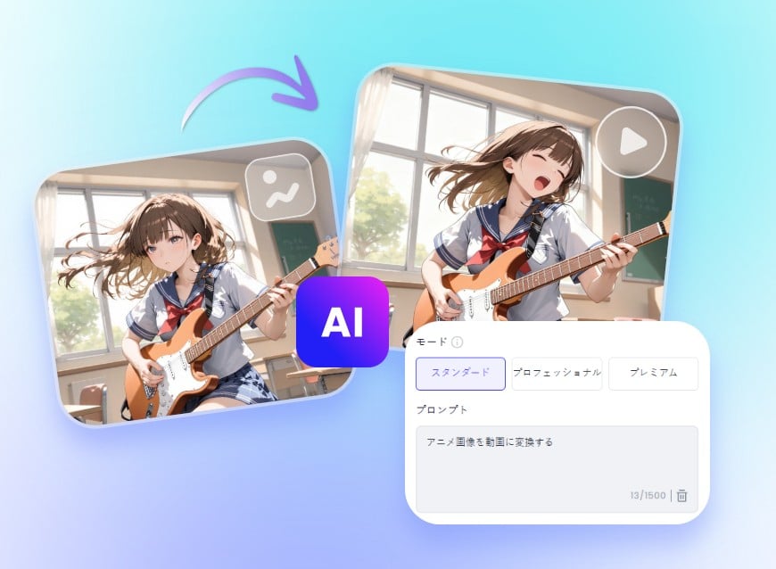 グラビアモードを選択