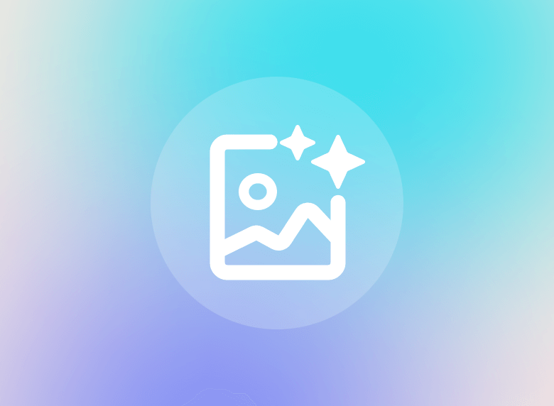 Ícone de remoção de desfoque de imagem e vídeo