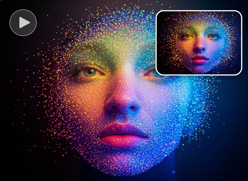 Inject life into digital artwork by converting image to video