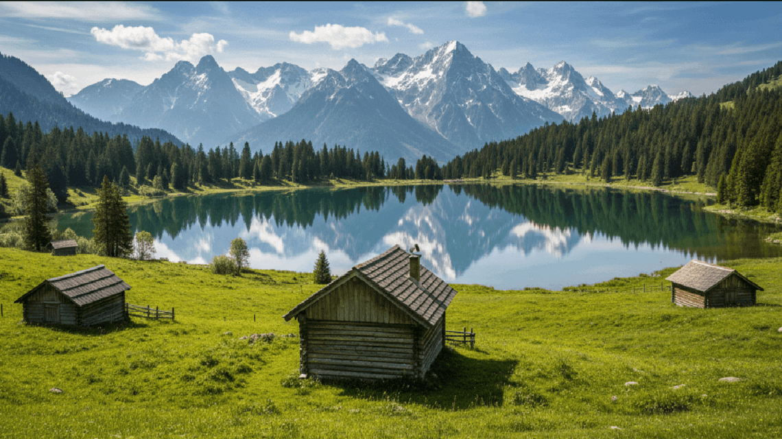 Landscape wallpaper generated by clipfly free wallpaper generator