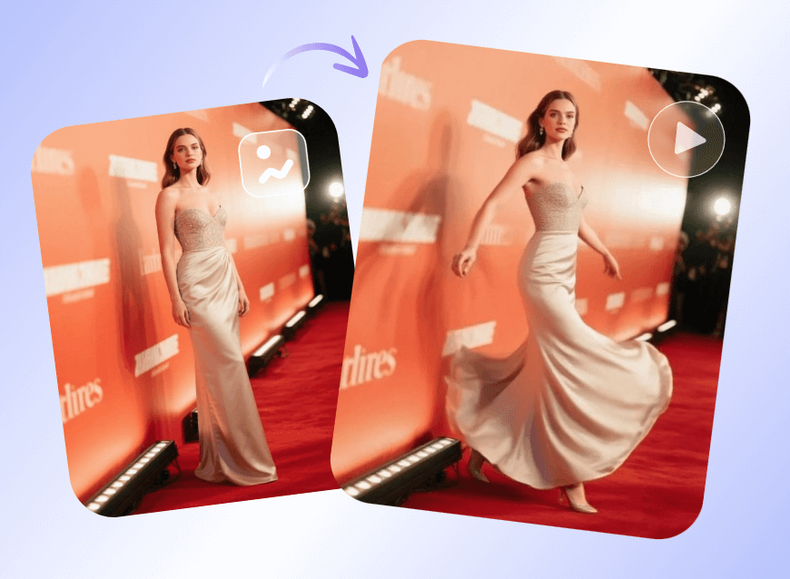 Make a celebrity dance through clipfly ai dance generator