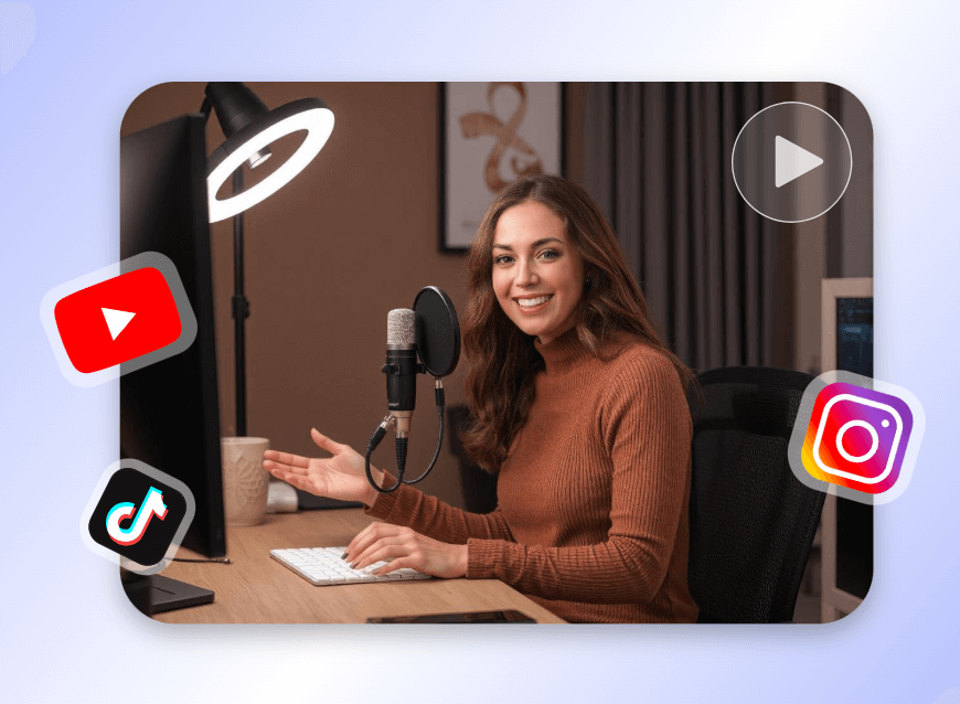 Make a female ai spokesperson and use it as a vtuber for social media