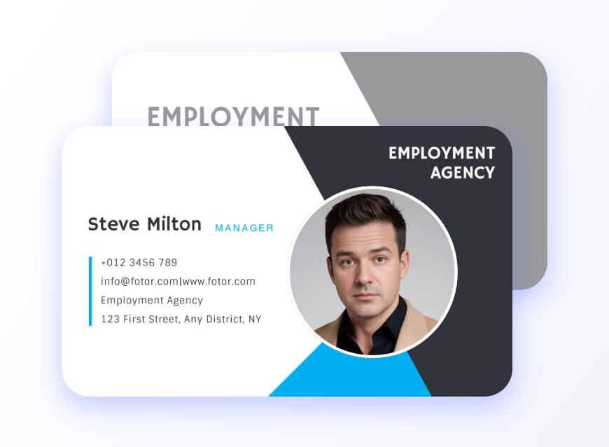 Crie um cartão de visita profissional com um avatar polido com IA