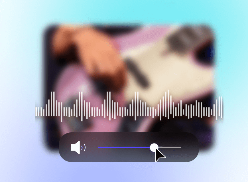 Machen Sie das Video mit dem Video-Audio-Enhancer von Clipfly lauter