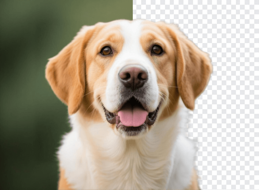 Make animal background transparent